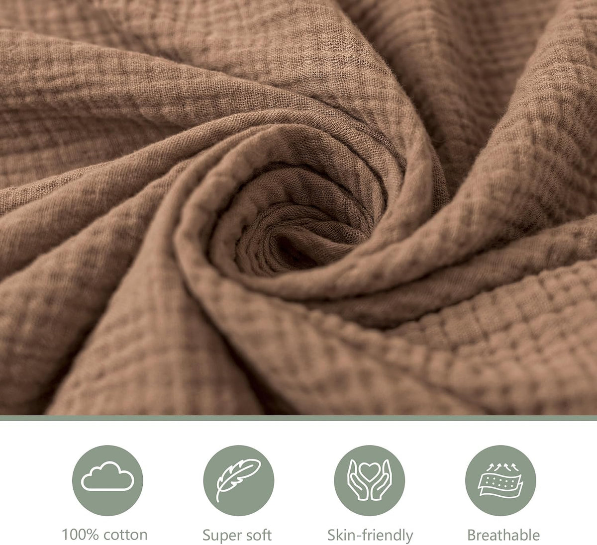 3 Pack Cotton Muslin Baby Bassinet Fitted Sheet for Bedside Sleeper Stretchy & Soft, Compatible with Baby Delight, Dream On Me, Rectangle Mattresses, for Boys & Girls 32" x 21"