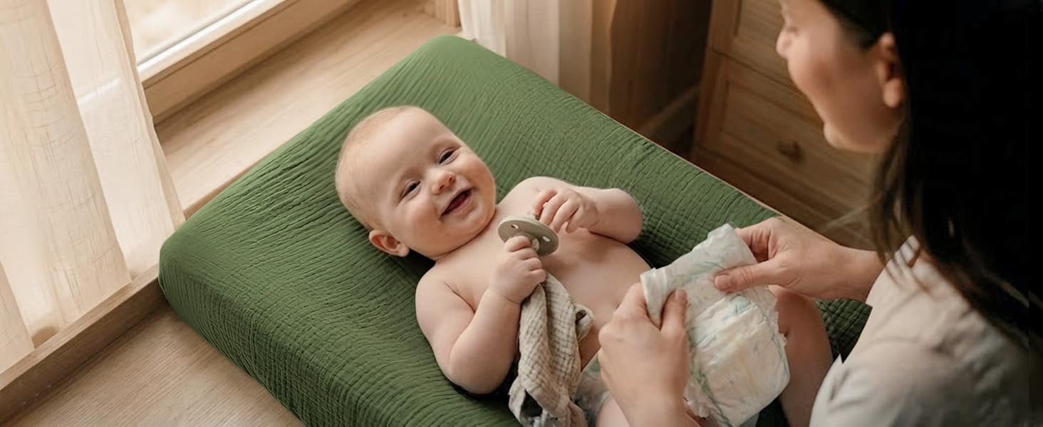 Muslin Changing Pad Covers