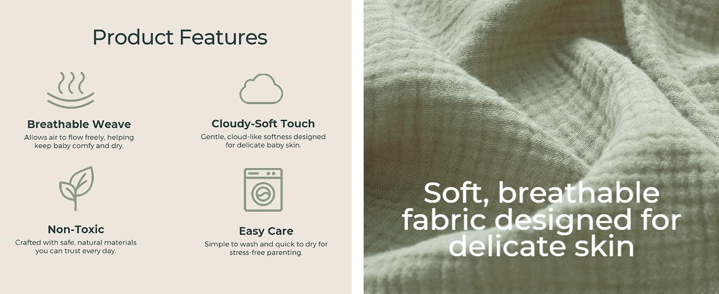 Muslin Changing Pad Covers